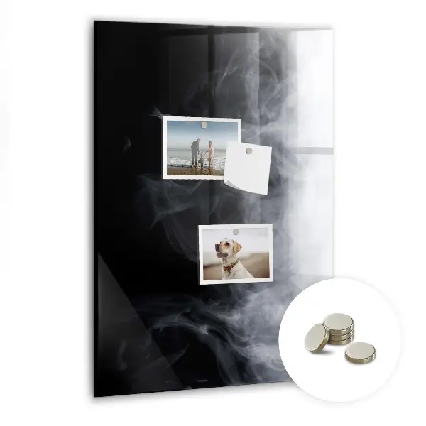 Smoke magnetic wall board