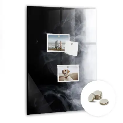 Smoke magnetic wall board