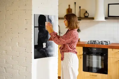 Smoke magnetic wall board