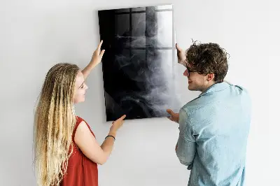 Smoke magnetic wall board