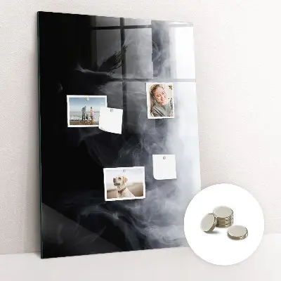 Smoke magnetic wall board