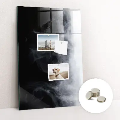 Smoke magnetic wall board