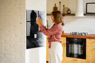 Smoke magnetic wall board
