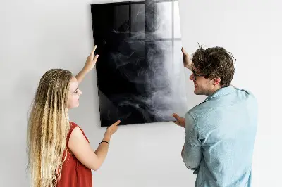 Smoke magnetic wall board