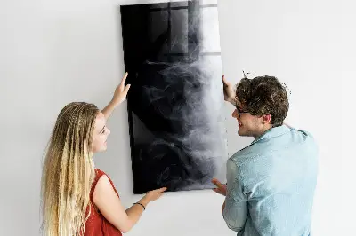 Smoke magnetic wall board