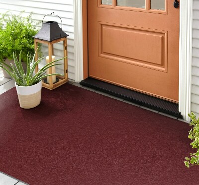 Outside door mat Purple Red