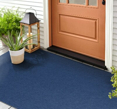 Outside door mat Muted blue