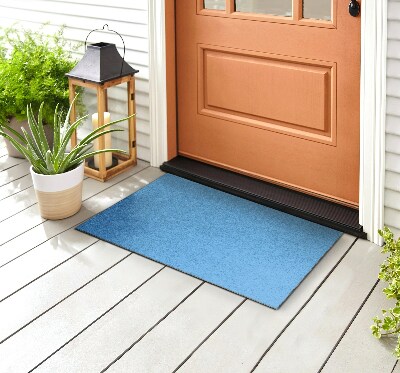 Outside door mat Summer blue