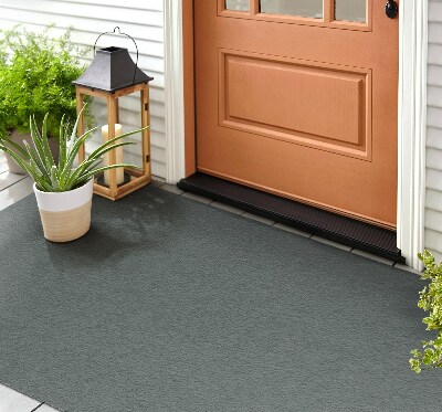 Outside door mat Gravelly grey