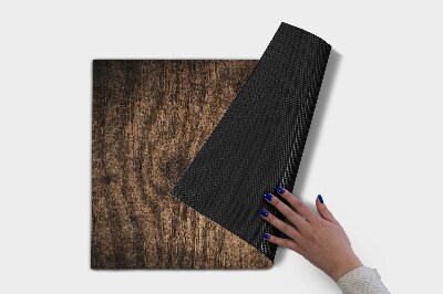 Outdoor door mat Knot in wood