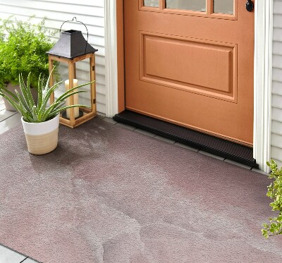Outdoor door mat Abstract in Shades of Pink