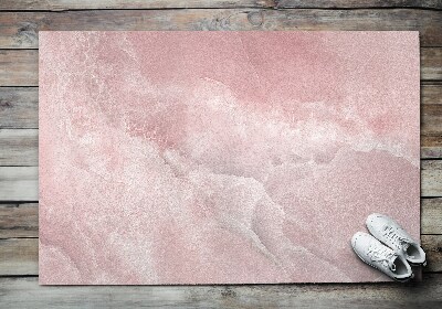 Outdoor door mat Abstract in Shades of Pink