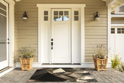 Outdoor door mat Geometric pattern