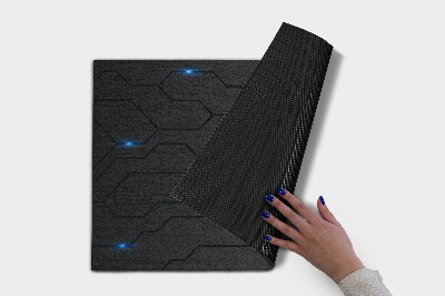 Outdoor door mat Technological Pattern