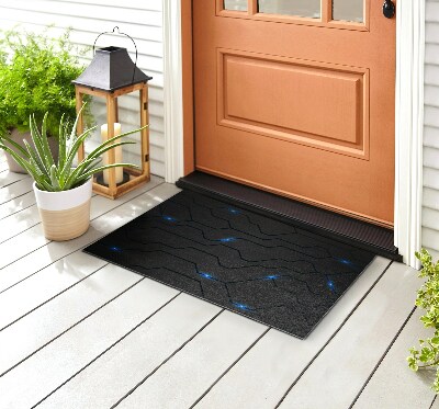 Outdoor door mat Technological Pattern