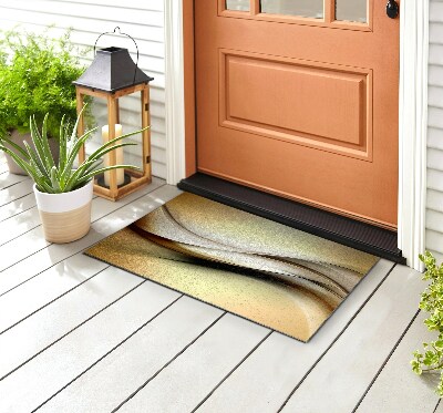 Doormat front door Golden Lines