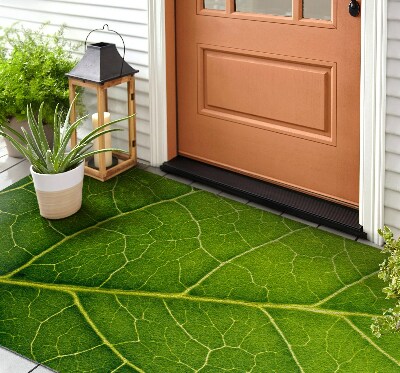 Outdoor door mat Leaf details