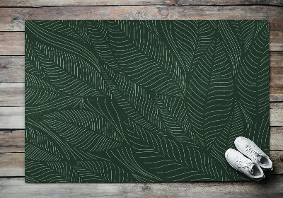 Outdoor door mat Floral pattern