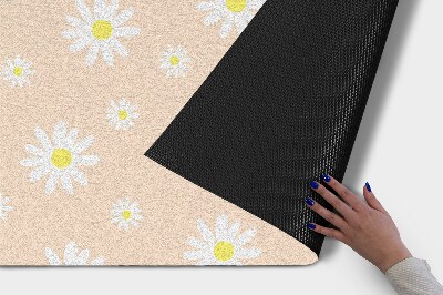 Outdoor door mat Floral motif