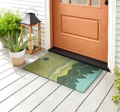 Outdoor door mat Abstract Waves