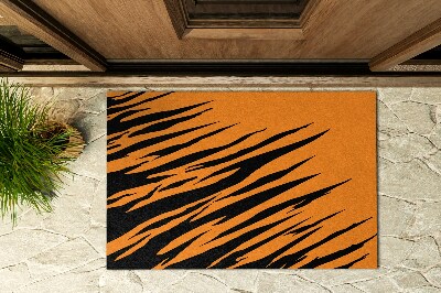 Front door rug Tiger stripes