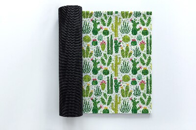 Outdoor door mat Cactus motif
