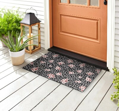 Front door rug Panther pattern