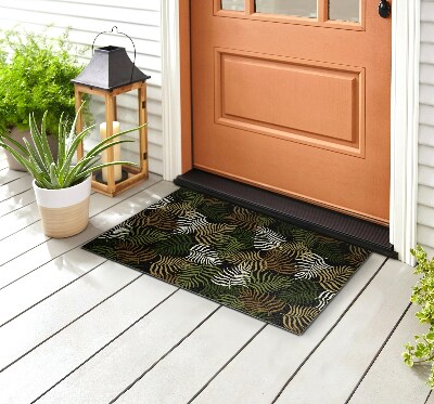 Outdoor door mat Botanical Motif