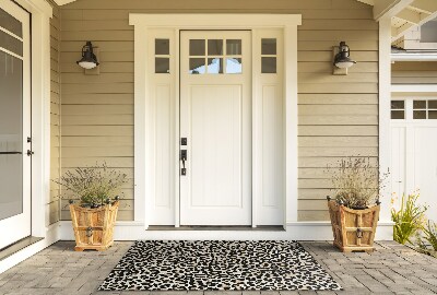 Outdoor door mat Panther pattern
