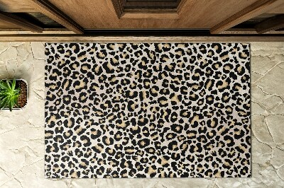 Outdoor door mat Panther pattern