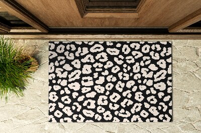 Outdoor door mat Leopard pattern