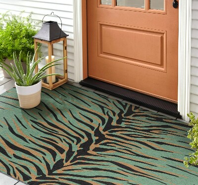Outdoor door mat Abstract Tiger Stripes