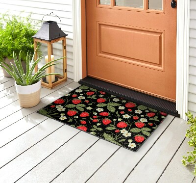 Outdoor floor mat Strawberry Fruit