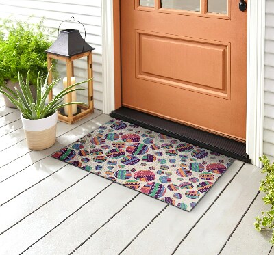 Outdoor floor mat Abstract Coloured Circles