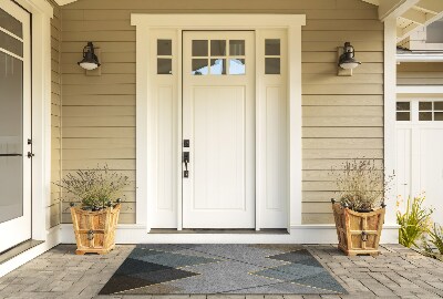 Outdoor floor mat Geometry Patterns