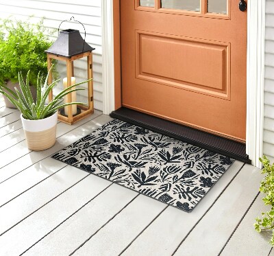 Outdoor floor mat Abstract Flora