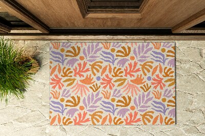 Outdoor floor mat Botanical abstraction