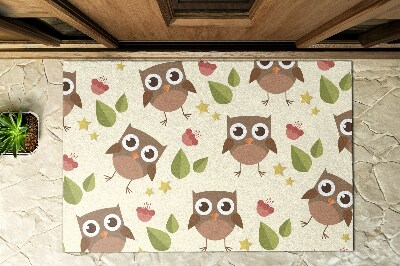 Outdoor mat Owl bird