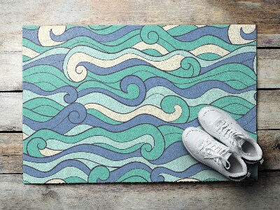 Outdoor mat Sea wave