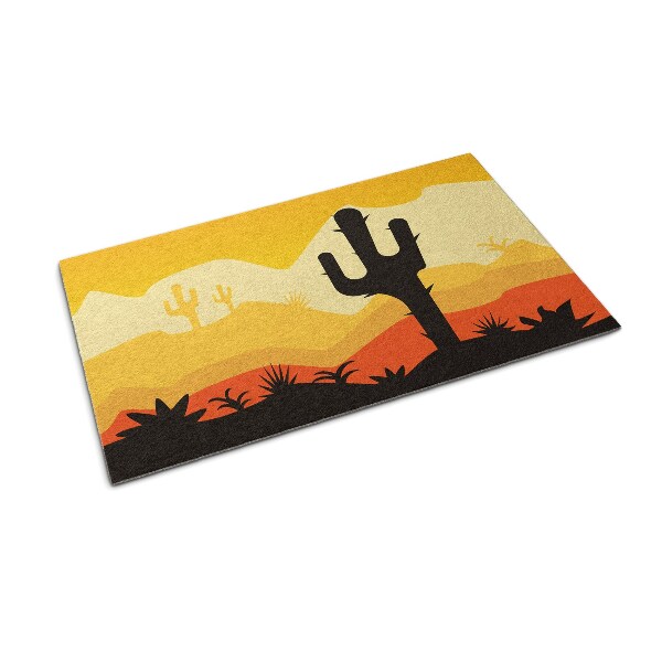 Outdoor door mat Cactus in the Desert