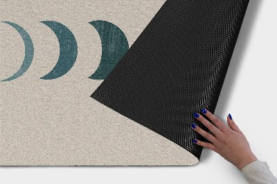 Outdoor door mat Moon design