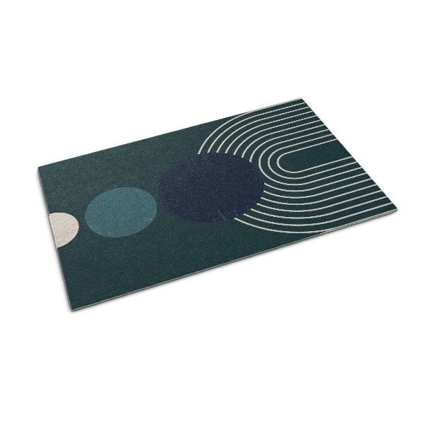 Outdoor door mat Circular Geometry