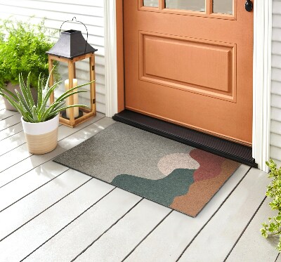 Front door doormat Morning light