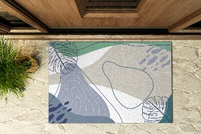 Front door doormat Geometric Abstraction