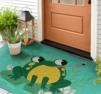 Front door doormat Froggy