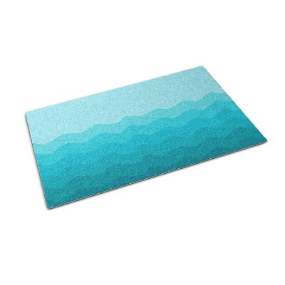 Front door doormat Geometric Waves