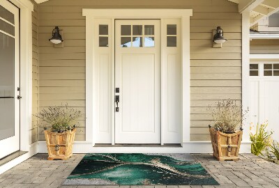 Front door mat Marble abstraction