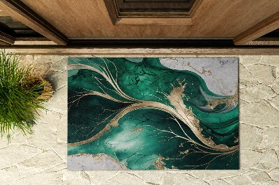 Front door mat Marble abstraction