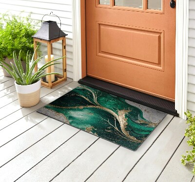 Front door mat Marble abstraction