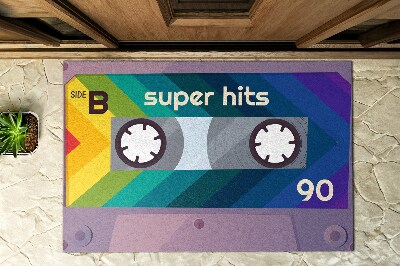 Front door mat Cassette Retro Super Hits